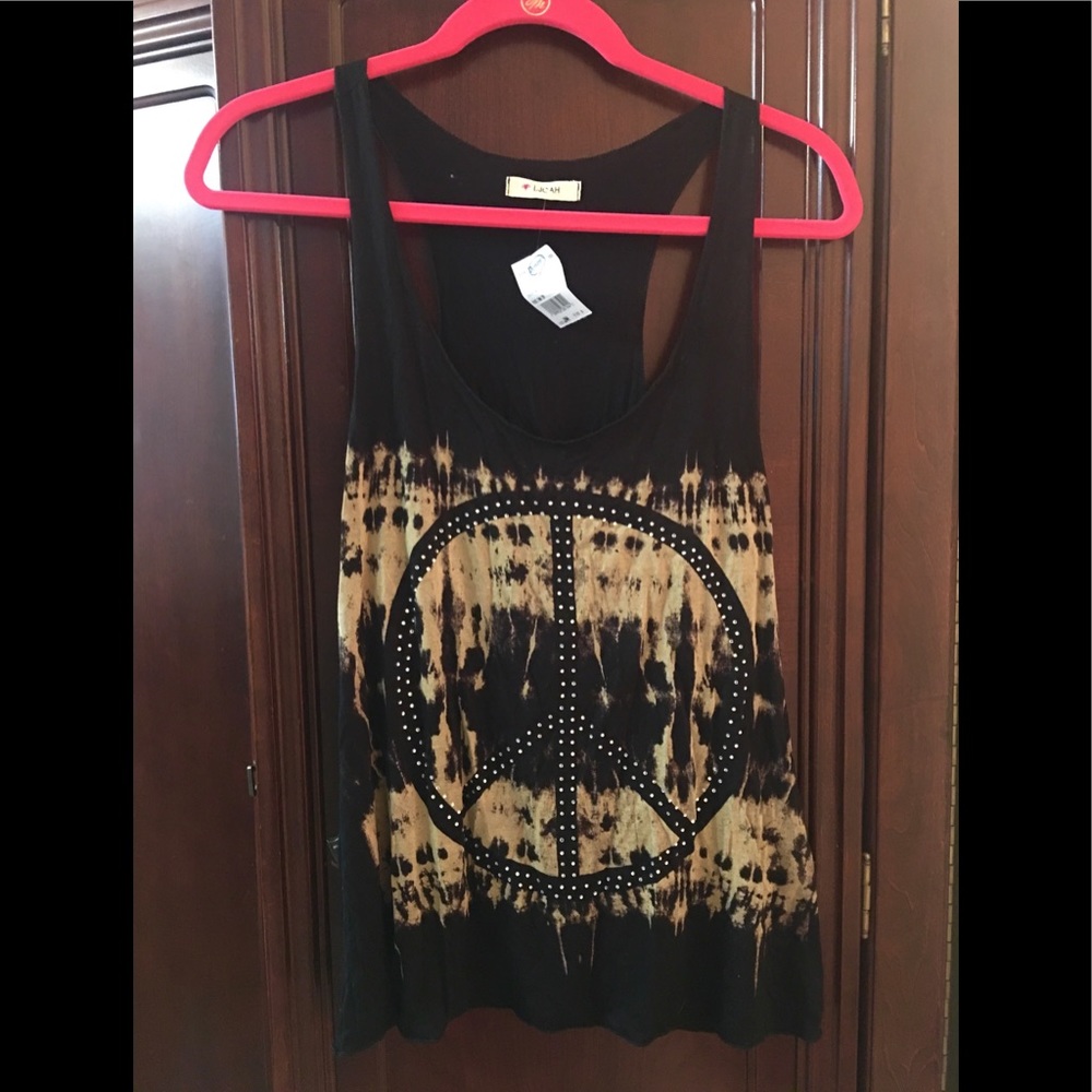 NWOT Hippie Peace Tank